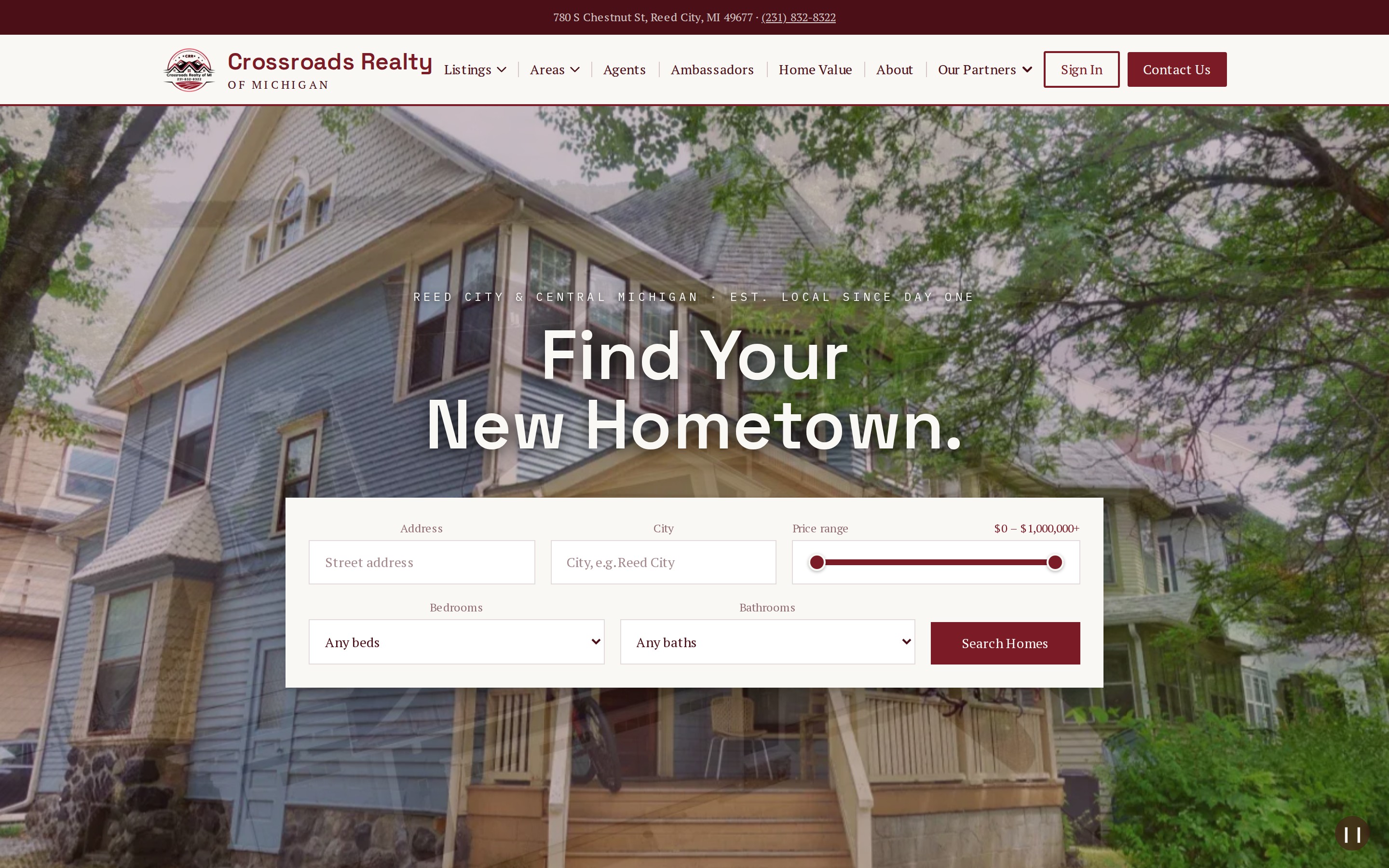 Live listings on a fetch-powered brokerage site